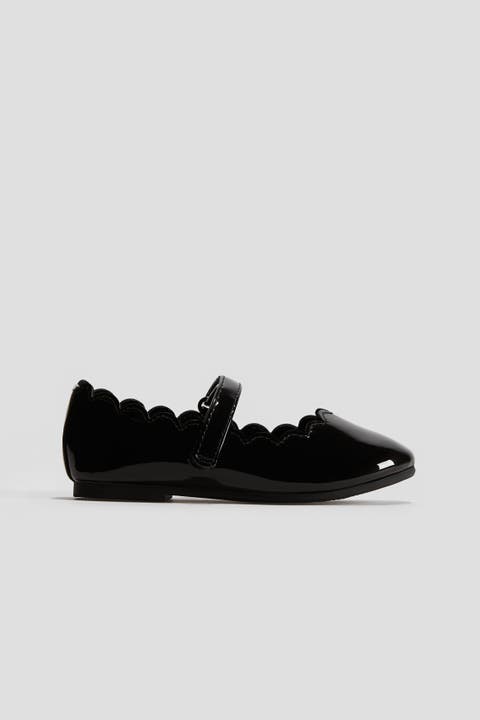 School Patent Ballet Pumps