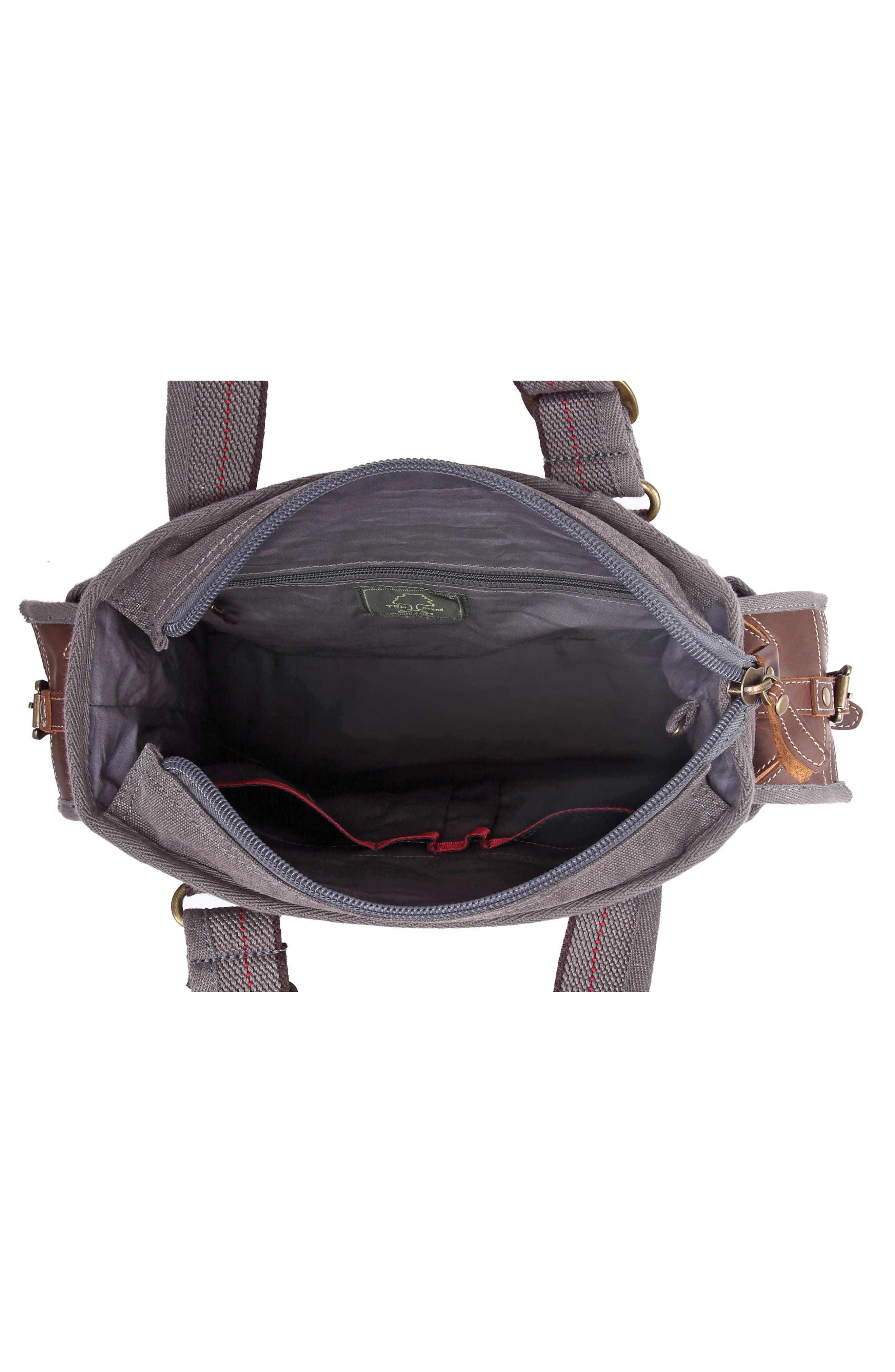 THE SAME DIRECTION Turtle Ridge Canvas Tote Bag, Alternate, color, 