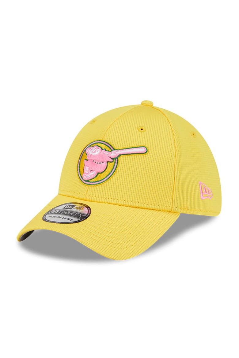 Men's New Era Yellow San Diego Padres City Connect Batting Practice 39THIRTY Flex Hat, Alternate, color, Yellow