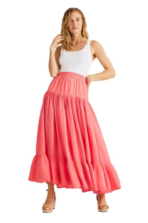 Calypso St Barth Calypso St. Barth Lourdes Skirt In Magenta