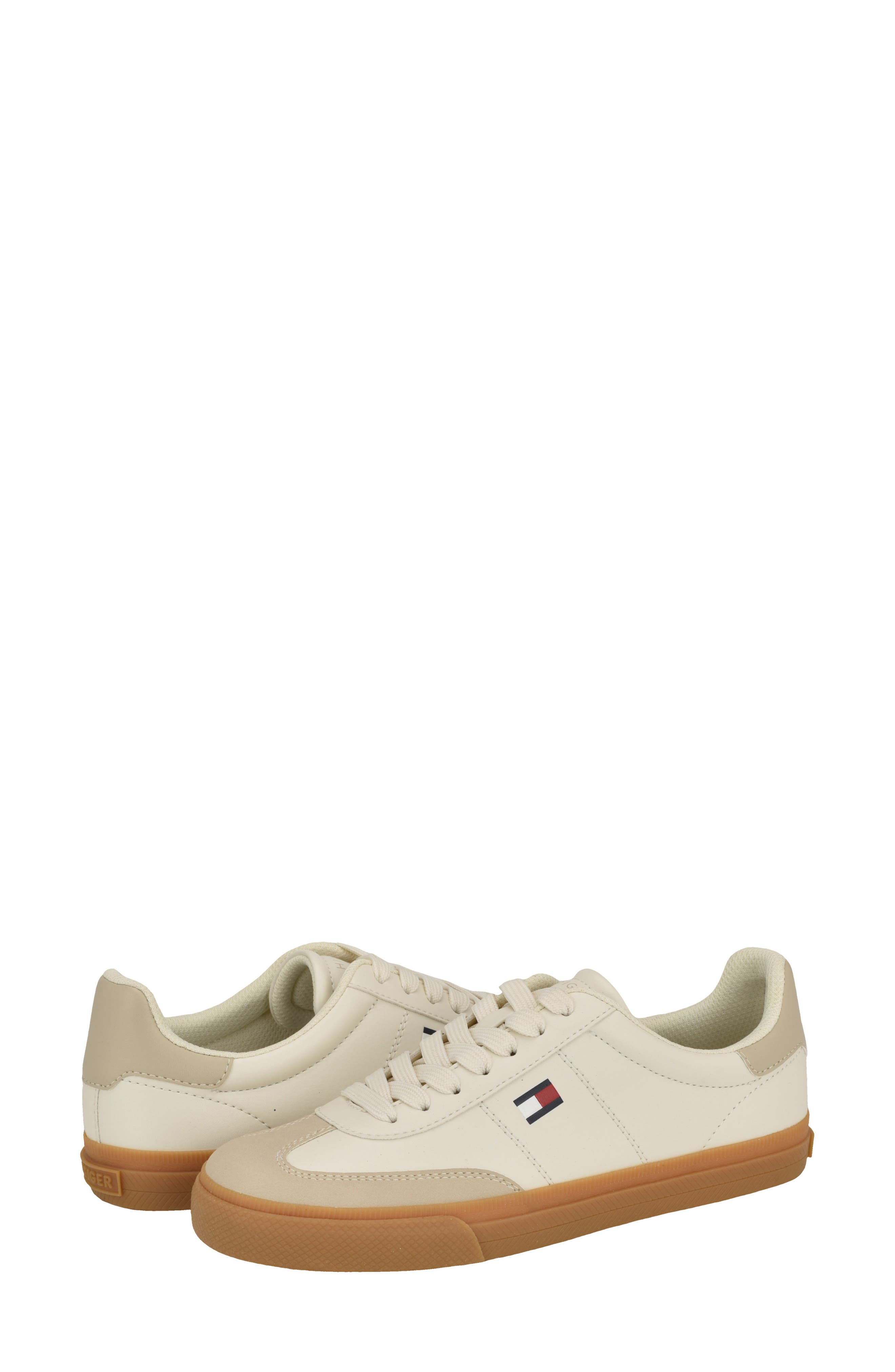 Lazsie Lace-Up Sneaker, Alternate, color, IVORY