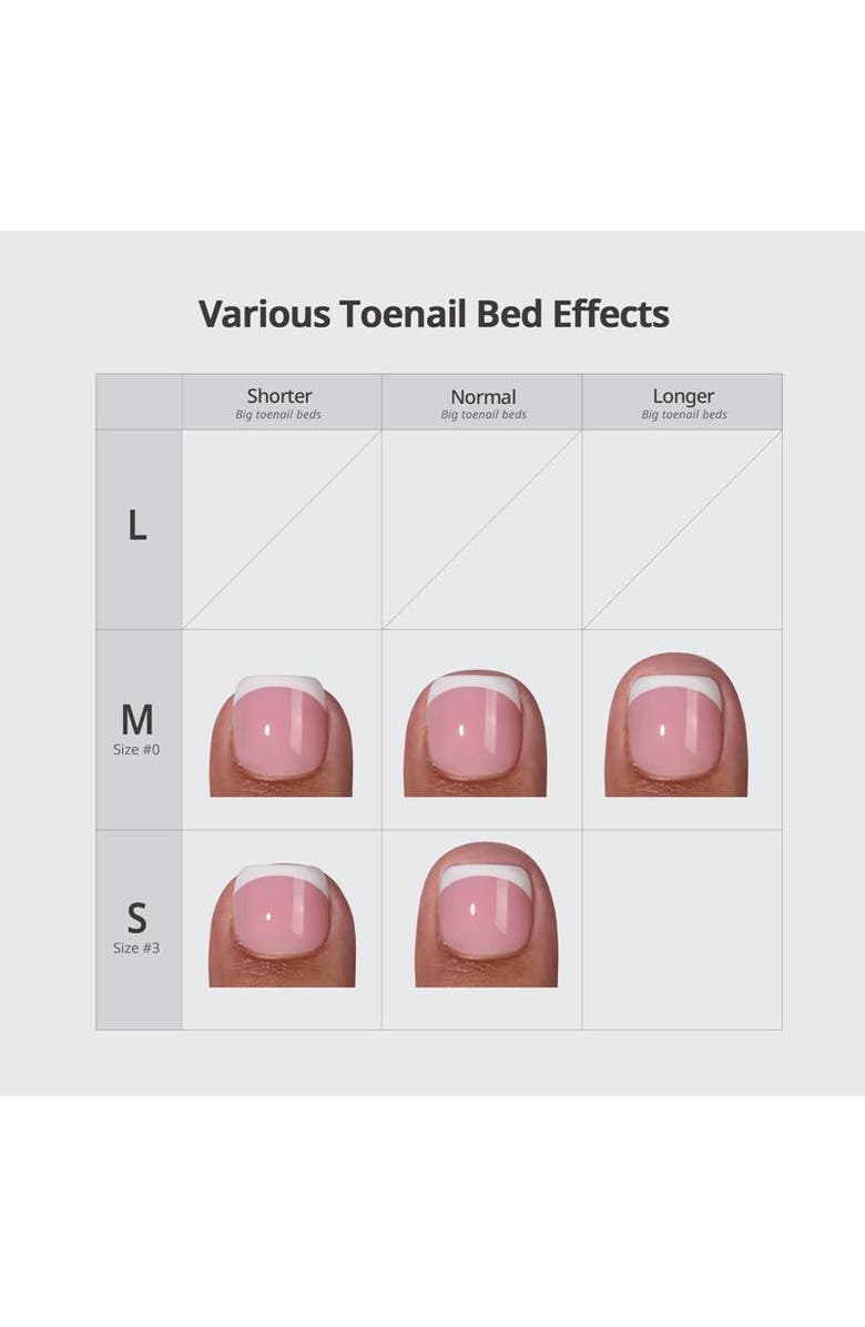 Btartboxnails Soft Gel Toe Nail Tips XCOATTIPS<sup>®</sup> Toe Nail, Alternate, color, Short Squoval Nude