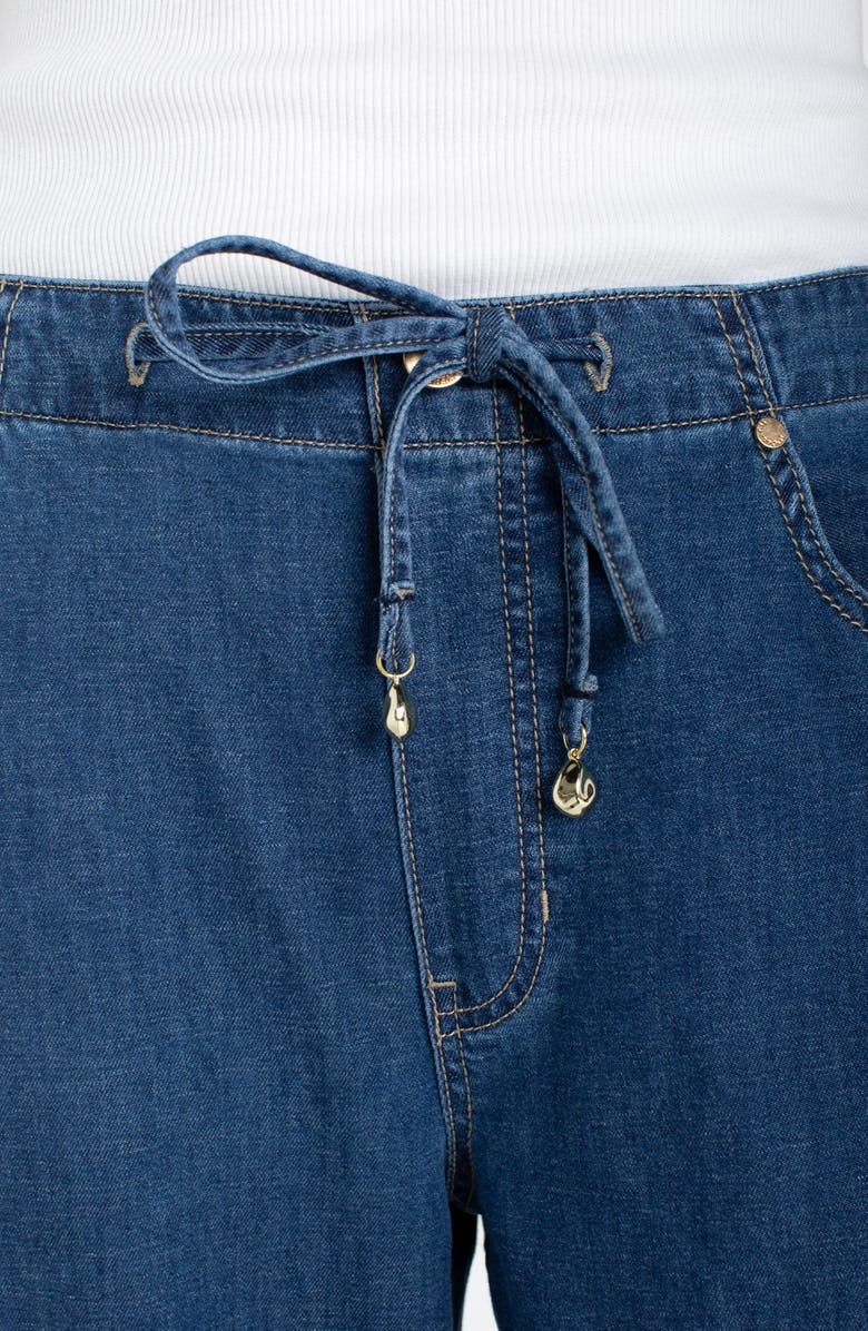 Liverpool Los Angeles Tie Waist Wide Leg Jeans, Alternate, color, Wilder