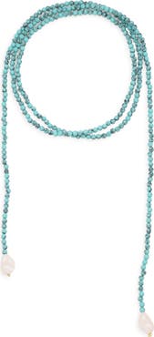 Petit Moments Bead & Freshwater Pearl Bolo Necklace