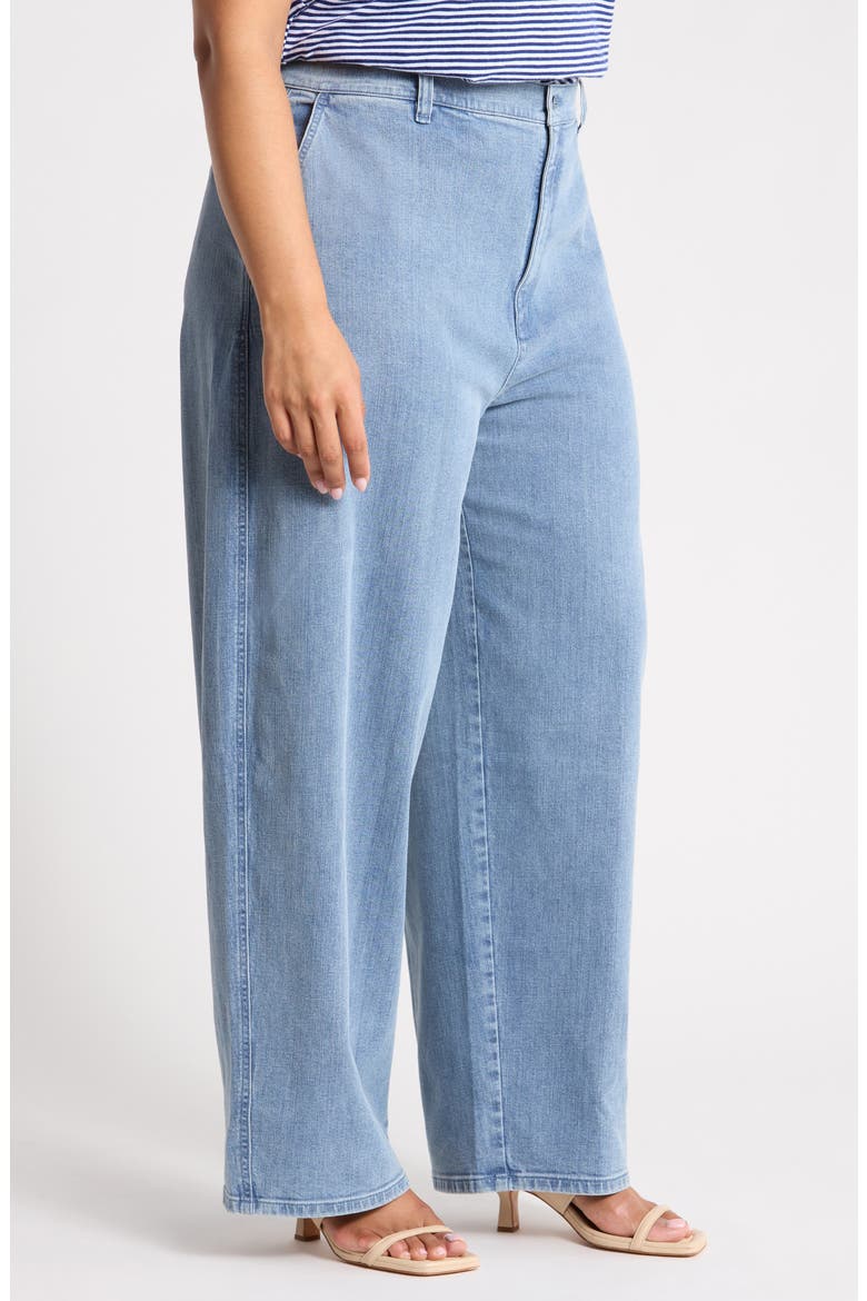 High Waist Roomy Wide Leg Jeans, Alternate, color, CLOUD INDIGO