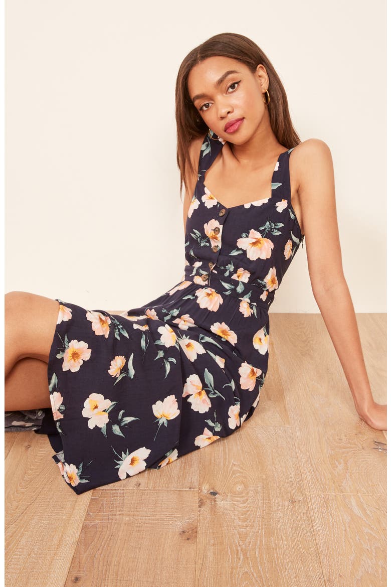 Lanai Midi Dress, Alternate, color, ISLE