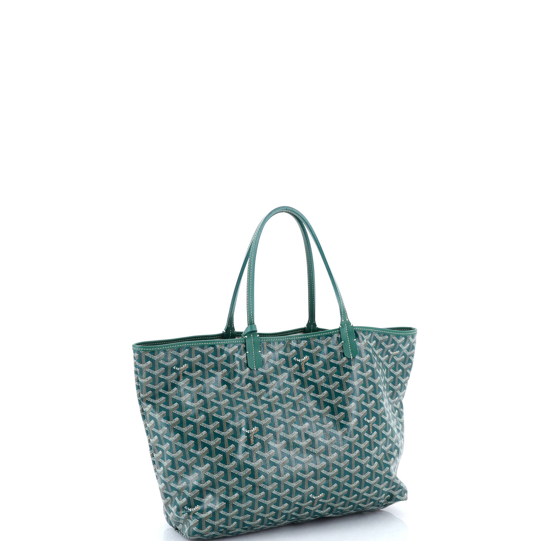Pre-Owned Goyard Saint Louis Tote Coated Canvas PM, Alternate, color, Green
