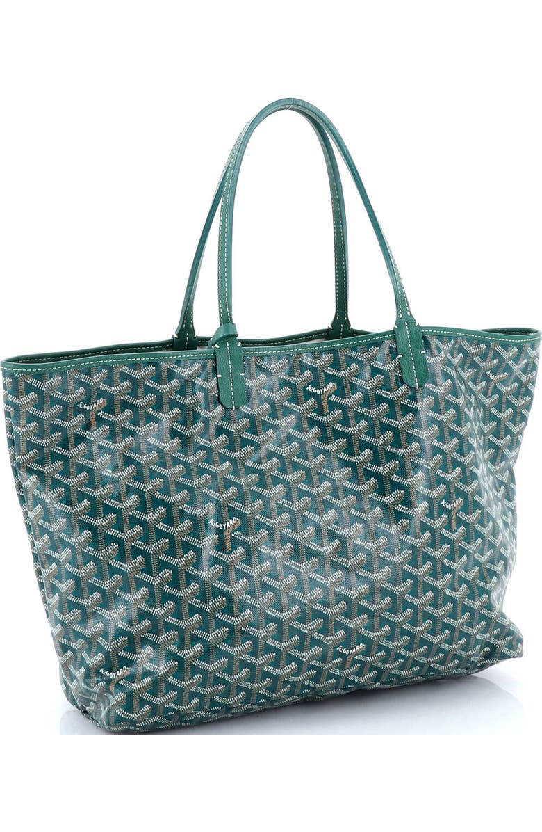 Pre-Owned Goyard Saint Louis Tote Coated Canvas PM, Alternate, color, Green