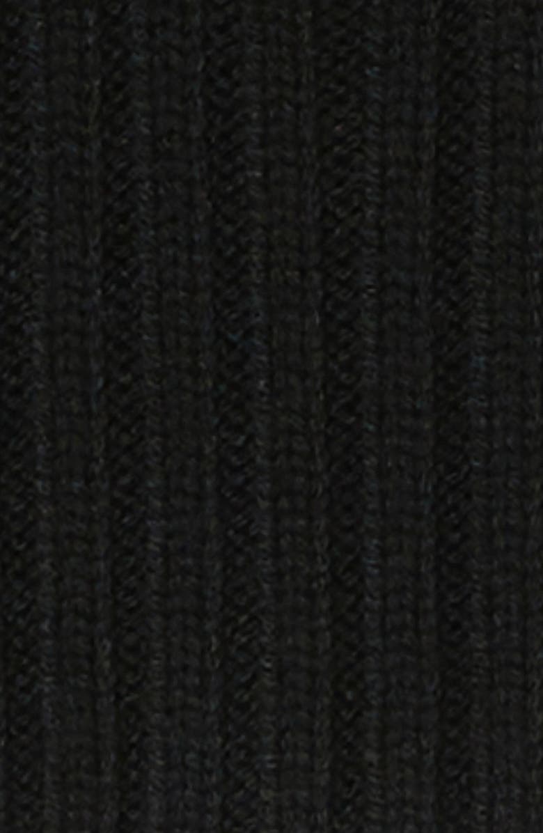 Marina Rinaldi Zac Sequin Cable Stitch Virgin Wool Blend Sweater, Alternate, color, Black