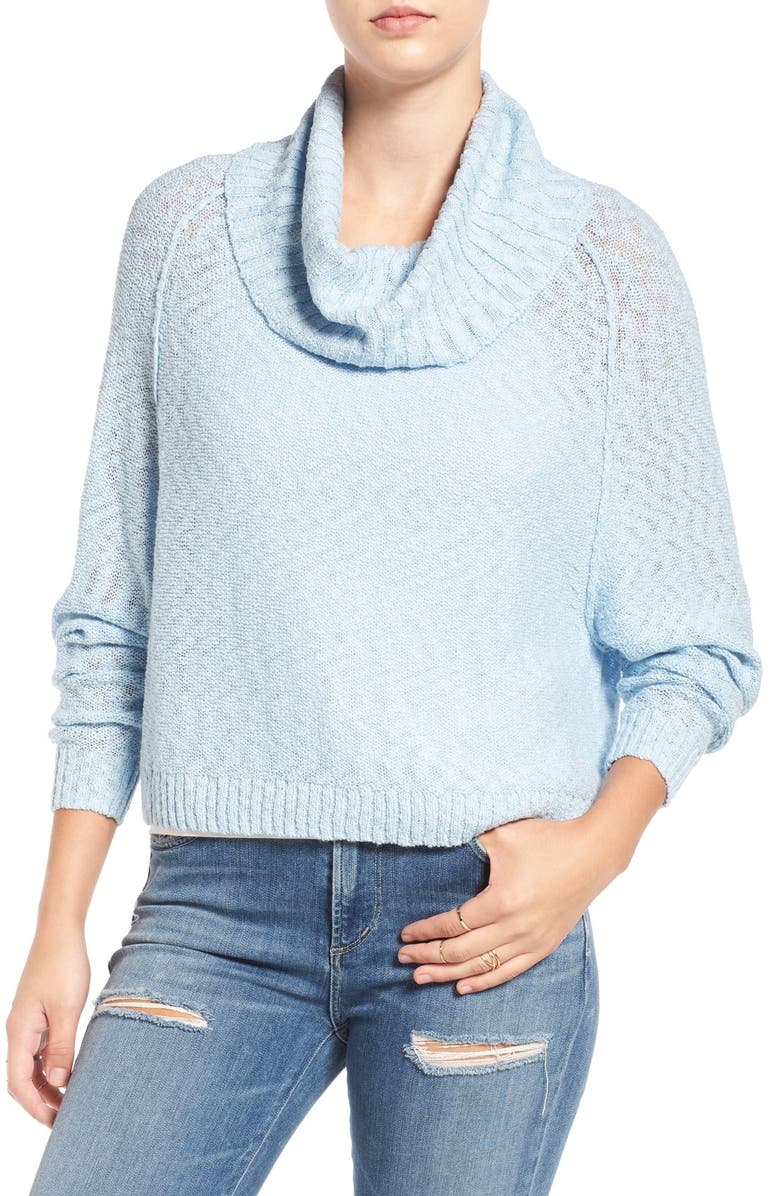 BP. Slub Cowl Neck Sweater, Main, color, 