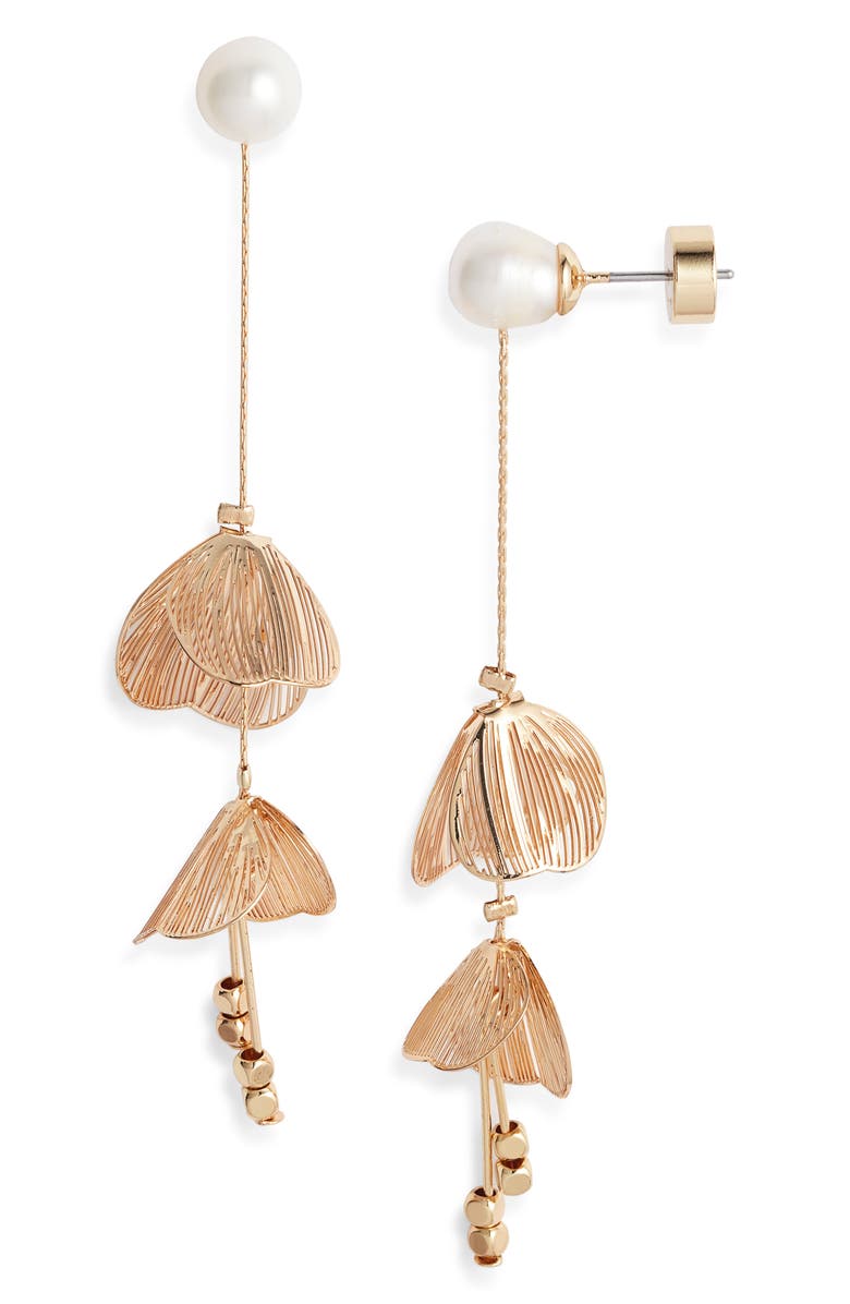 Nordstrom Petal Drop Earrings, Main, color,