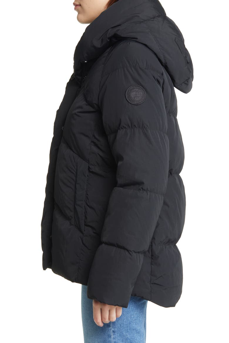 Marlow Water Repellent 750 Fill Power Down Jacket, Alternate, color, BLACK