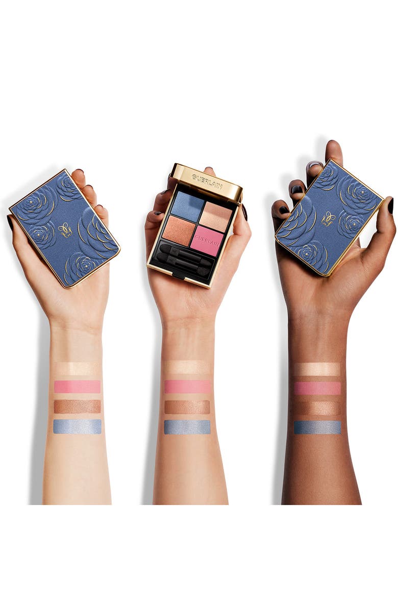 Guerlain Ombres G-Quad Denim Blossom Eyeshadow Palette, Alternate, color, 