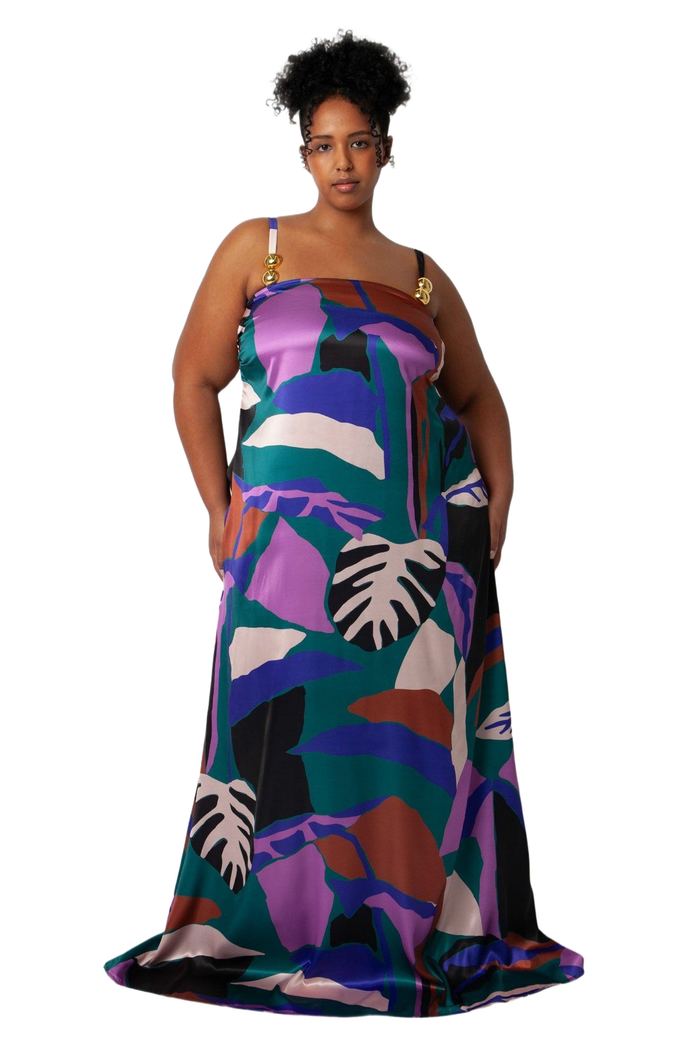 Villa Fresca Halle Dress Cover Up in Lush 