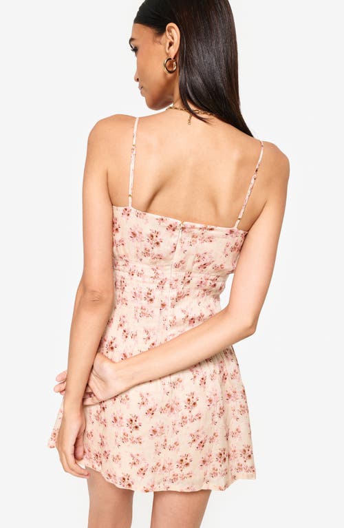 Shop Cami Nyc Kairi Floral Linen Sundress In Dutch Fields