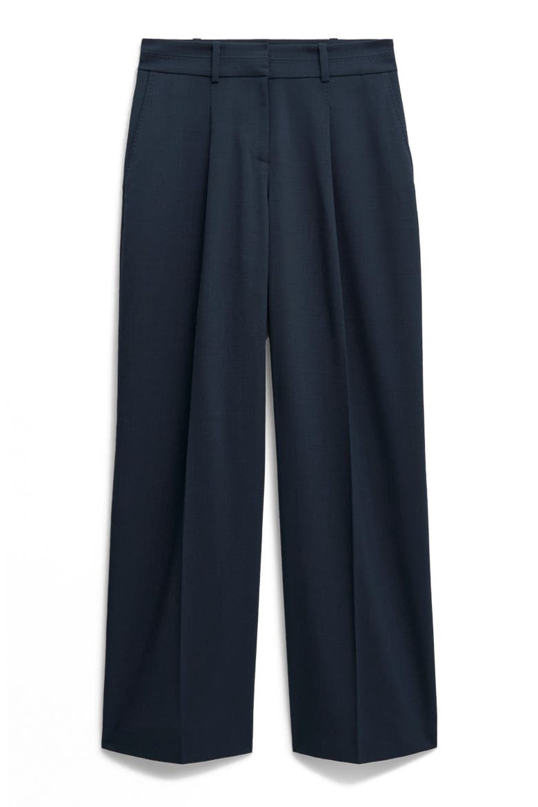 Lauren Wide Pants, Alternate, color, Dark Slate Blue