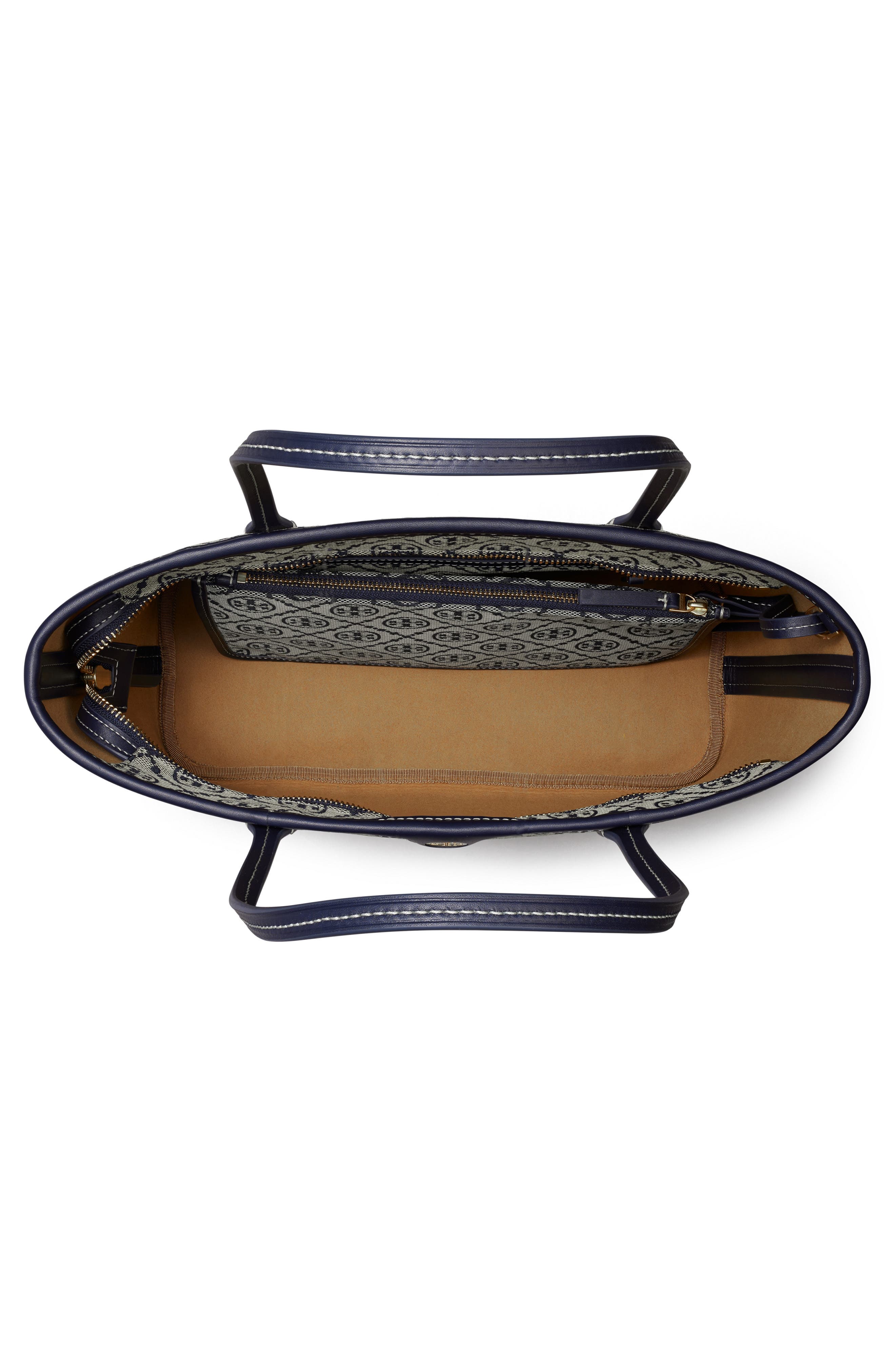 Tory Burch T-Monogram Small Zip Tote, Alternate, color, 