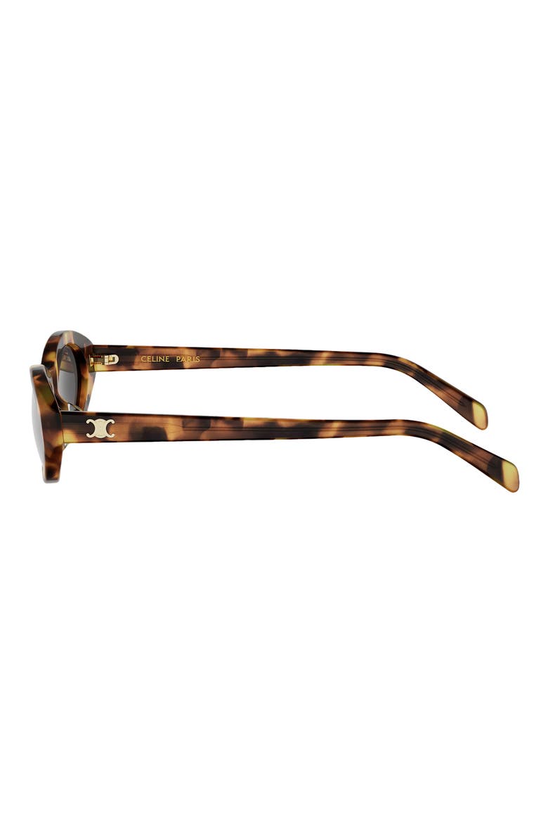 Triomphe Mini 54mm Oval Sunglasses, Alternate, color, BLONDE HAVANA / SMOKE