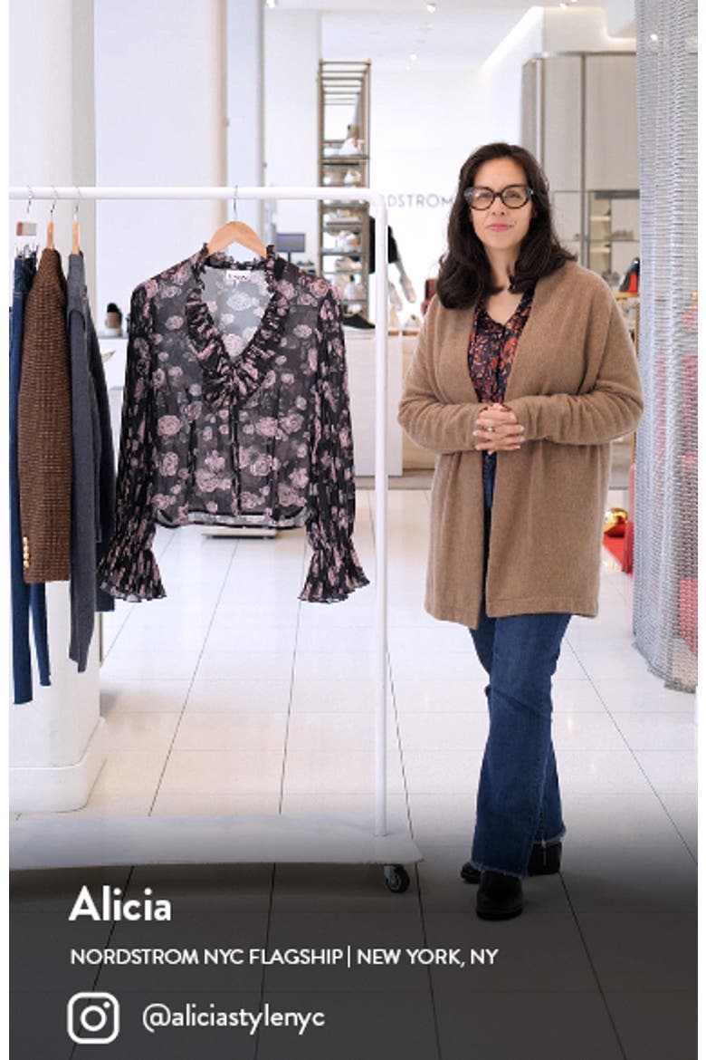 Floral Print V-Neck Shirt video