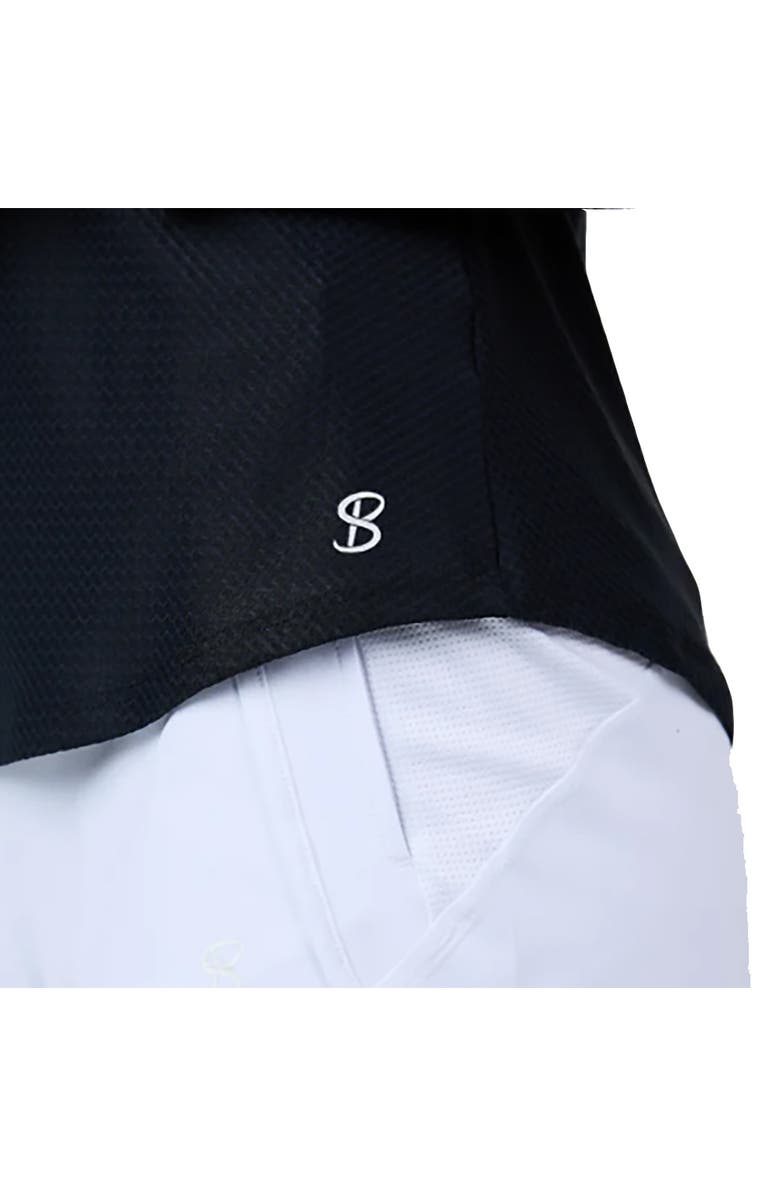 Sofibella Staples Womens Long Sleeve Tennis Shirt, Alternate, color, Black