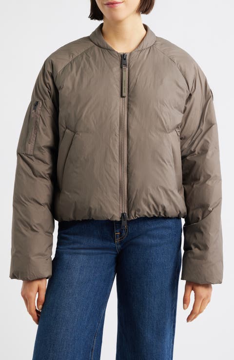 Elba 750 Fill Power Down Packable Bomber Jacket