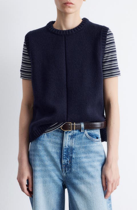 Wool & Cotton Sweater Vest