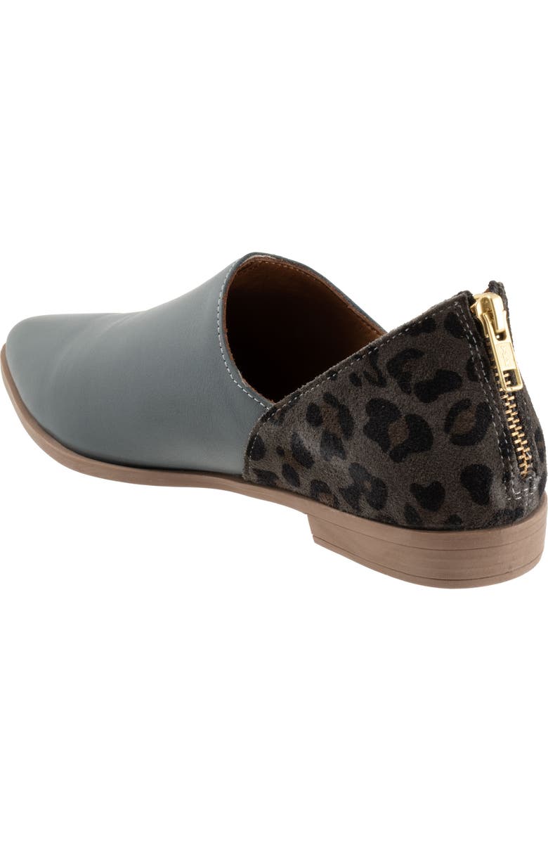Bueno Beau Pointed Toe Loafer, Alternate, color, Ash/ Leopard