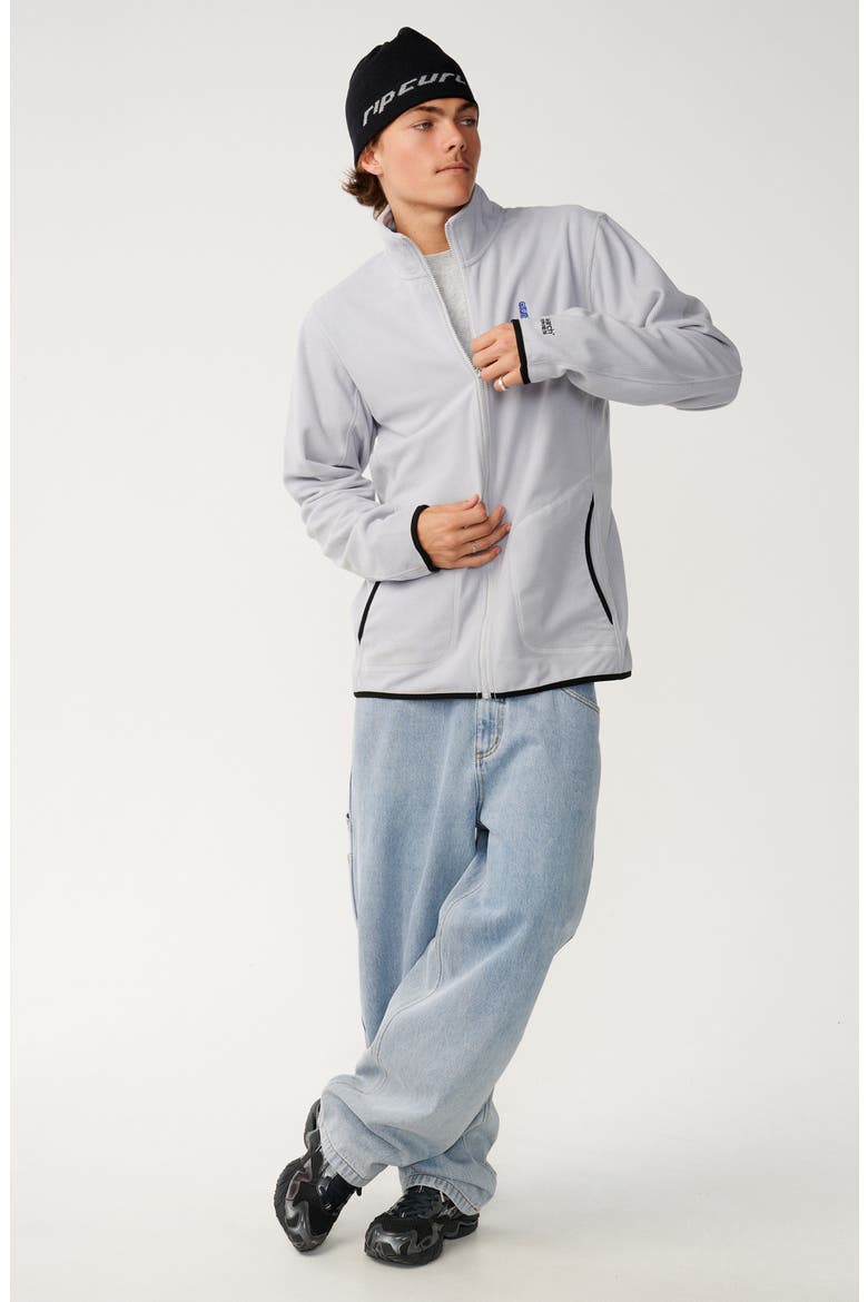 S-Series Polar Zip Through Crew Jacket, Alternate, color, STORM GREY