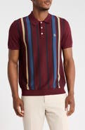 Original Penguin Stripe Cotton Polo Sweater