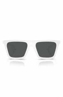 Versace 53mm Rectangular Sunglasses
