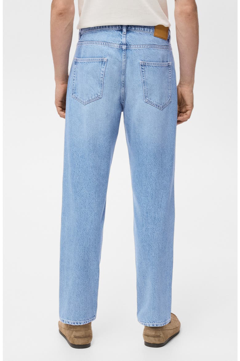 Lore Tapered Straight Leg Jeans, Alternate, color, MEDIUM BLUE