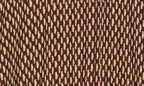 Max Studio Pleated Maxi Skirt In Brown