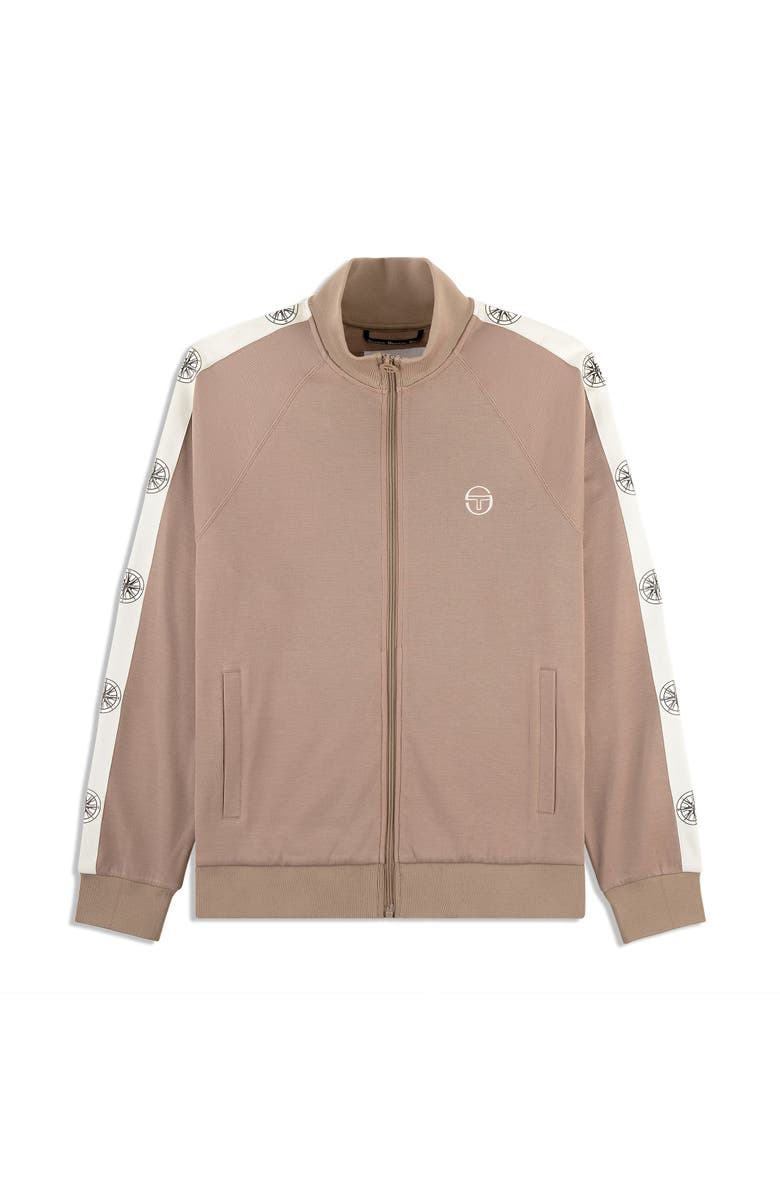 Sergio Tacchini Bussola Track Jacket, Main, color, Taupe Grey