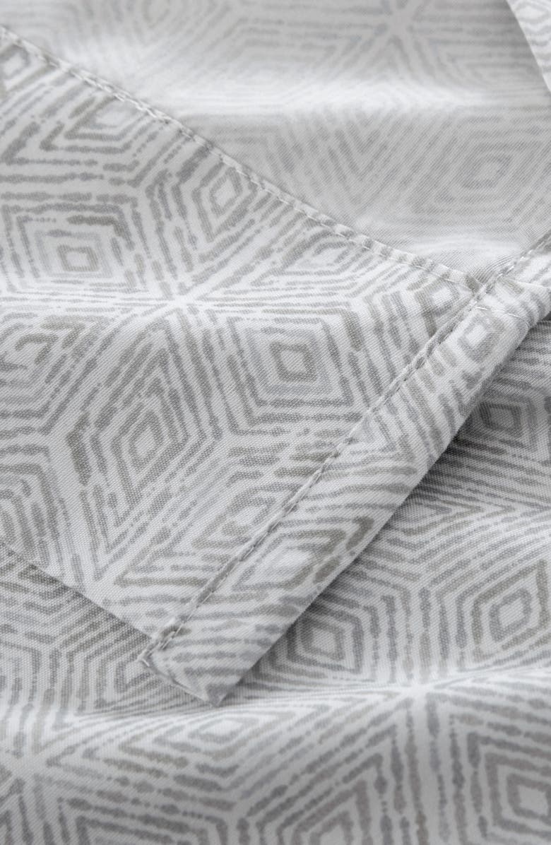 LUNDI Super Soft Queen 4-Piece Sheet Set - Cloudy Geo, Alternate, color, 