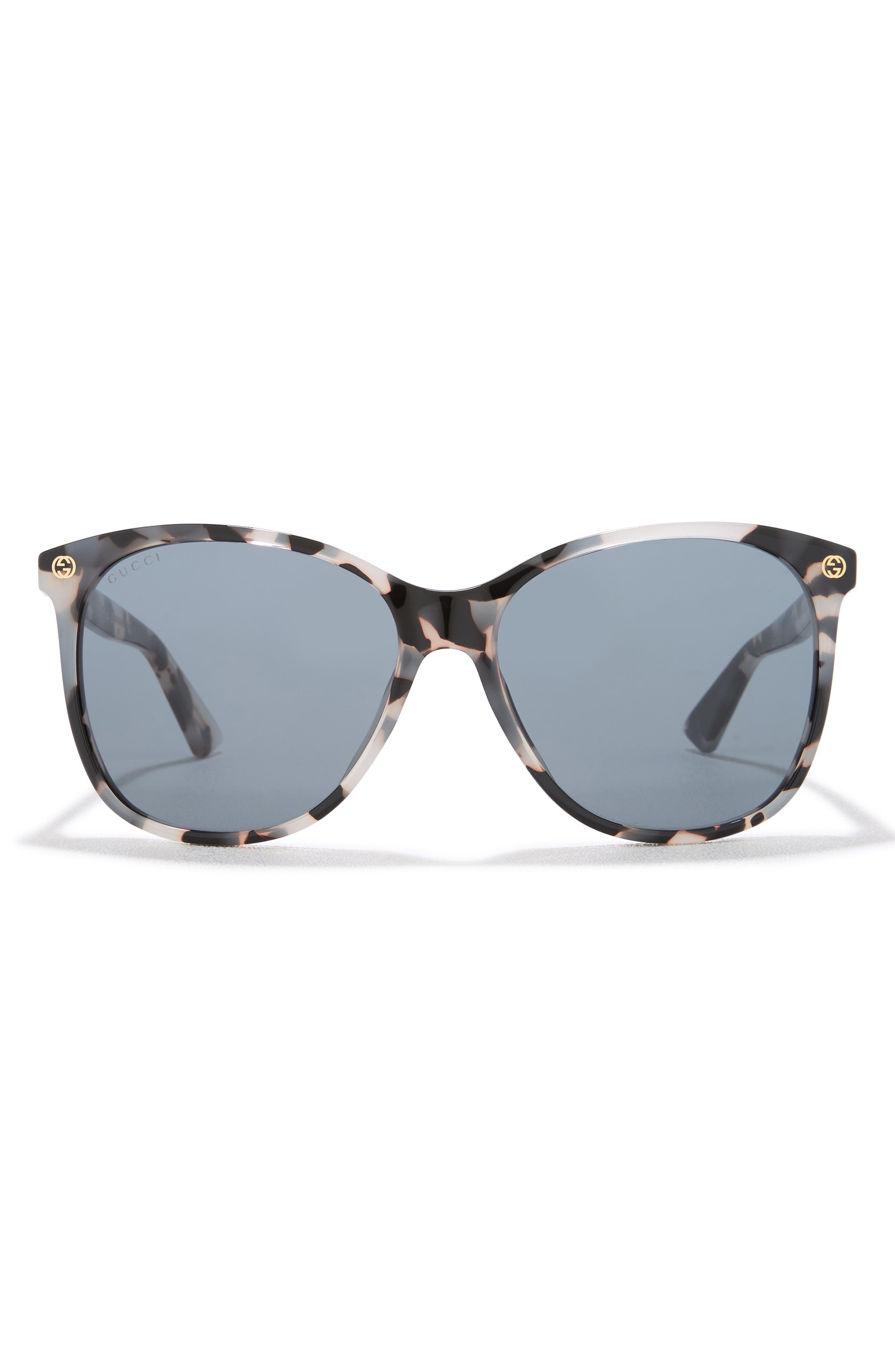 Gucci 58mm Round Sunglasses