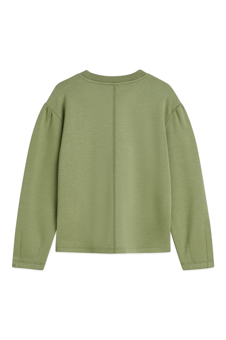 Kids' Relaxed Fit Sweatshirt, Alternate, color, OIL GREEN