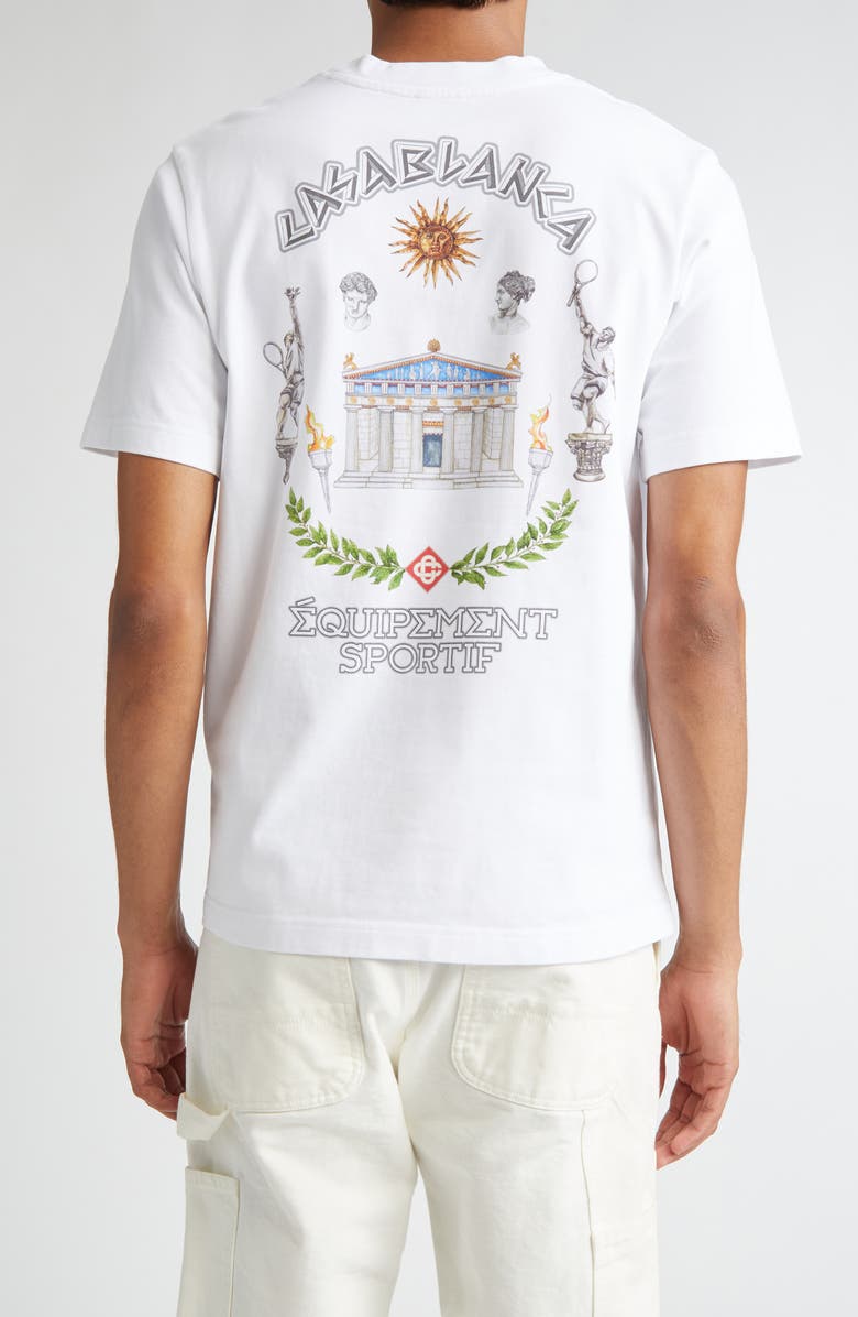 Casablanca Le Temple du Sport Graphic T-Shirt, Alternate, color, 