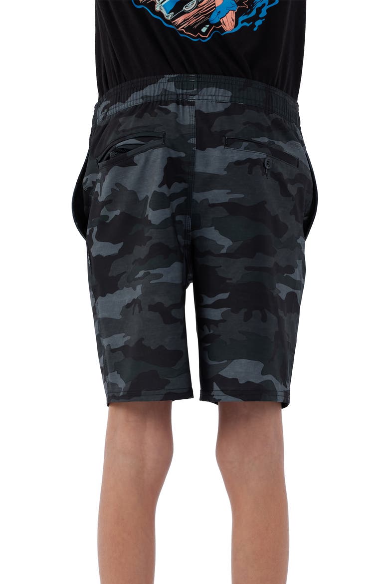 Kids' Reserve Hyperfreak Hybrid Shorts, Alternate, color, BLACK CAMO