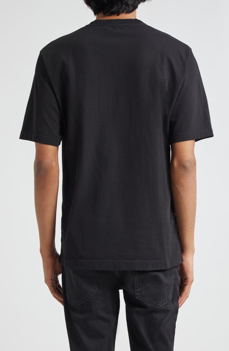 Dolce&Gabbana Tonal Logo Graphic T-Shirt, Alternate, color, Nero