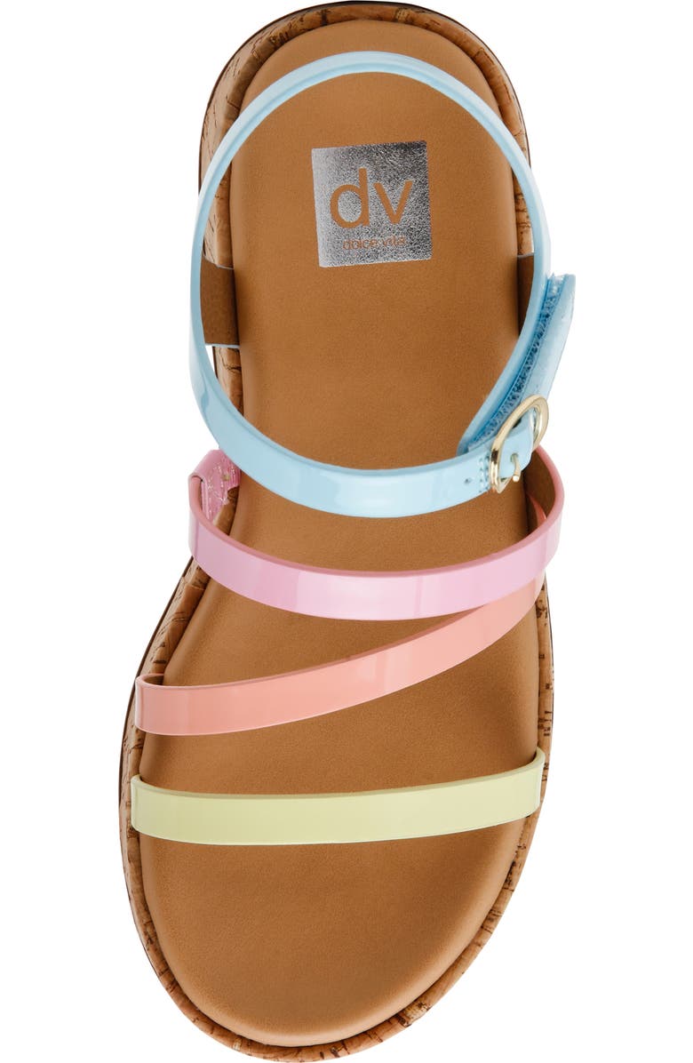 DV by Dolce Vita Kids' Swish Platform Sandal, Alternate, color, Rainbow