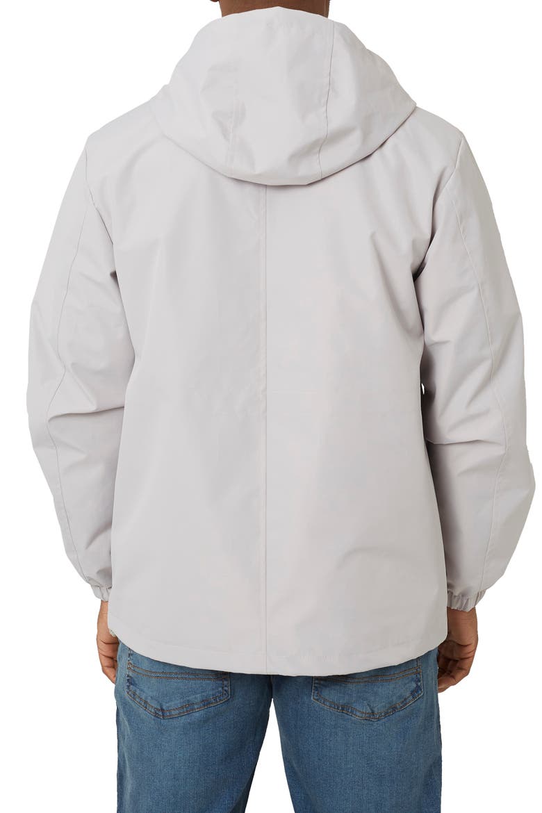 Unpadded Hooded Jacket, Alternate, color, Stone
