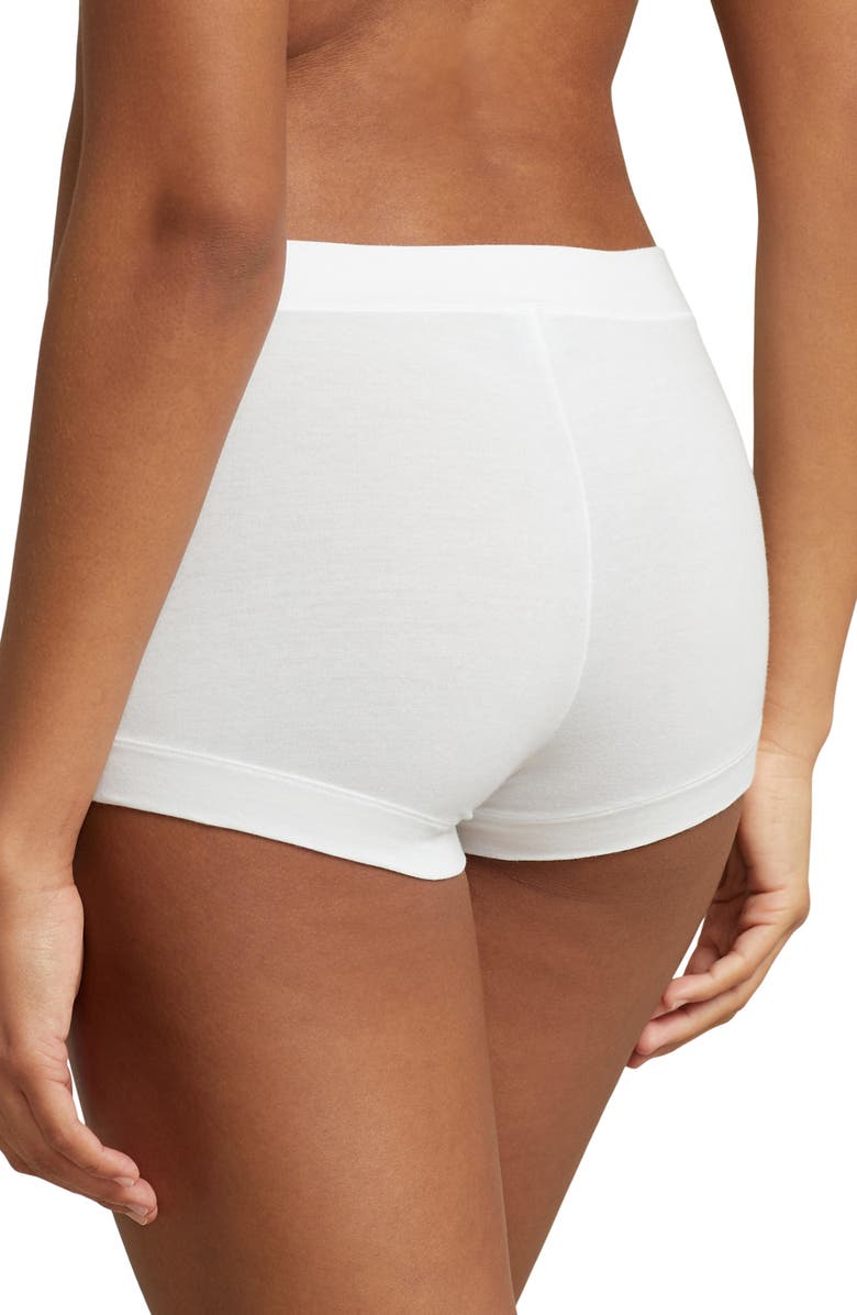 Polo Ralph Lauren Stretch Cotton Boyshorts, Alternate, color, White Cloud