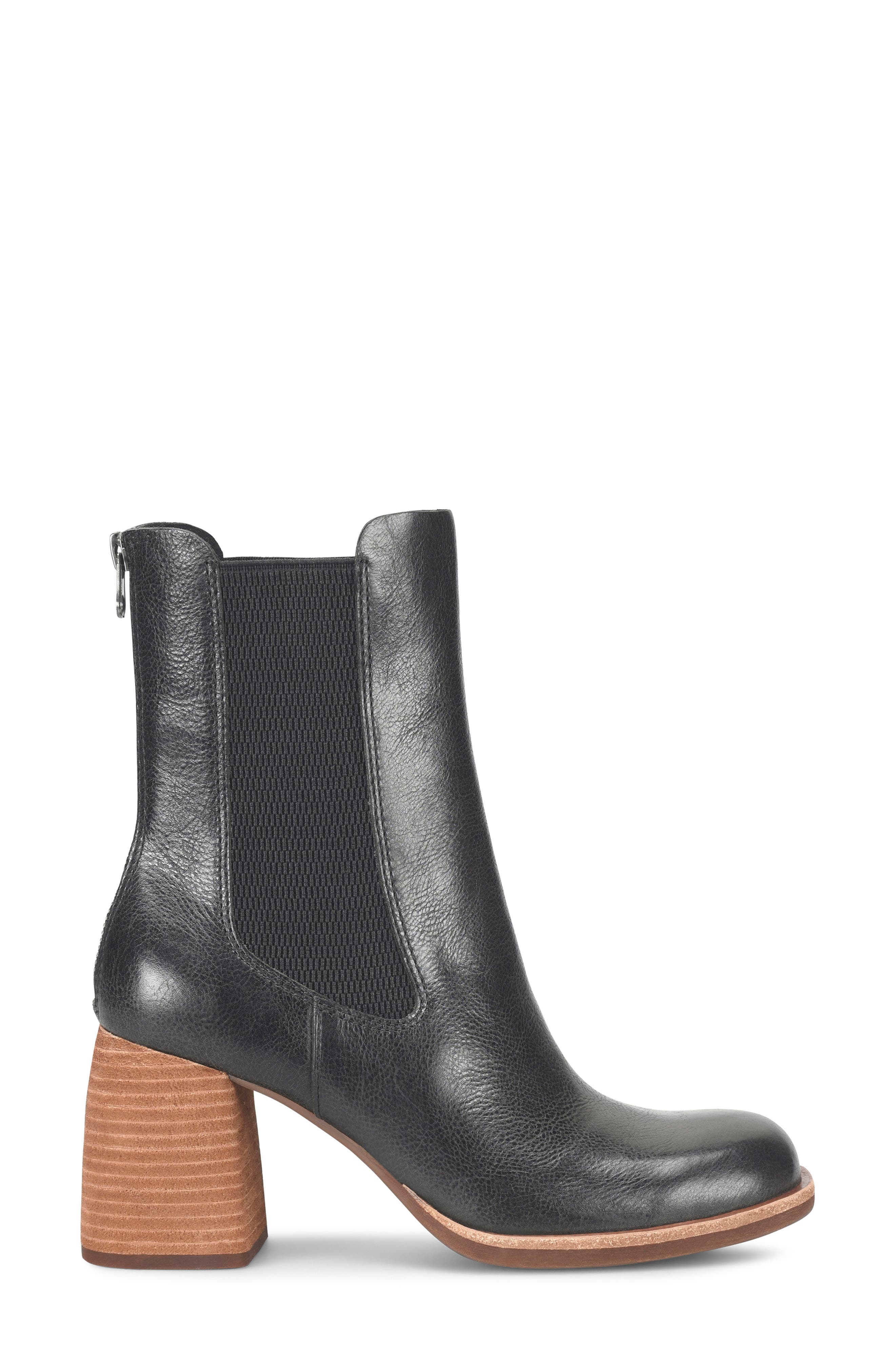 Kork-Ease<sup>®</sup> Arline Chelsea Boot, Alternate, color, Black Leather