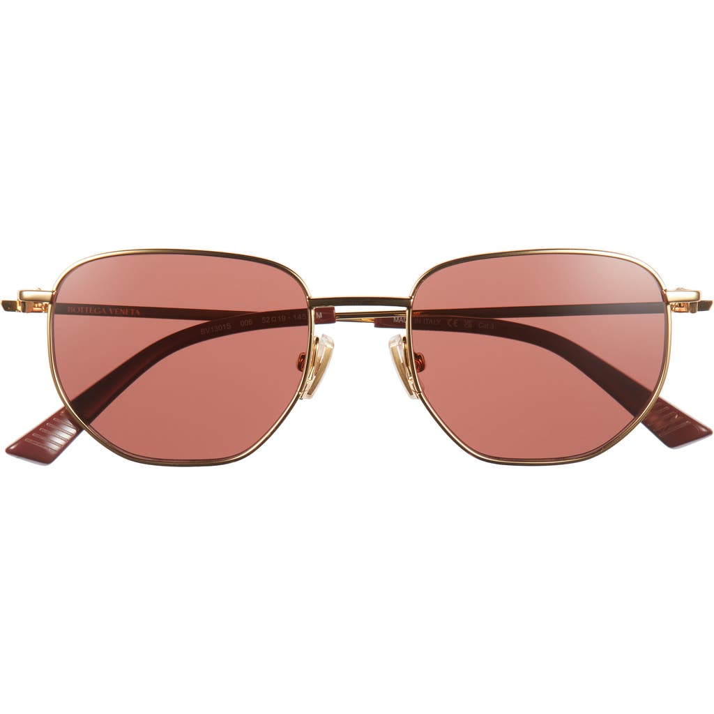 Bottega Veneta 52mm Pilot Sunglasses In Multi