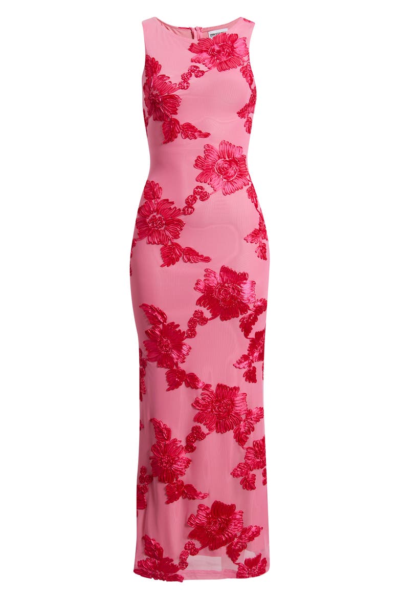 Fionna Floral Sleeveless Maxi Dress, Alternate, color, PINK