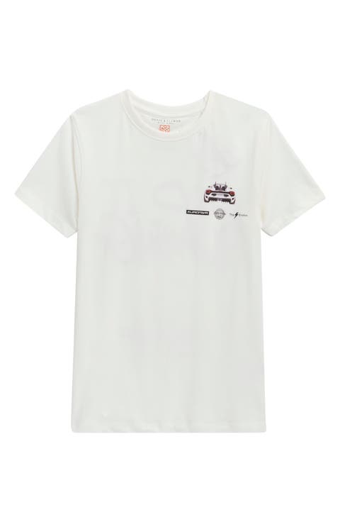 Kids' Car Cotton Graphic T-Shirt