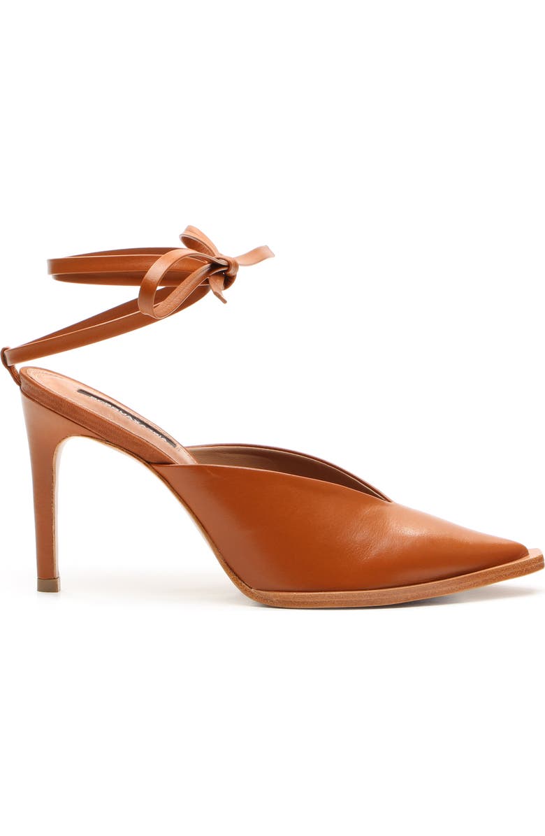 BCBGMAXAZRIA Leonor Ankle Wrap Pointed Toe Pump, Alternate, color,