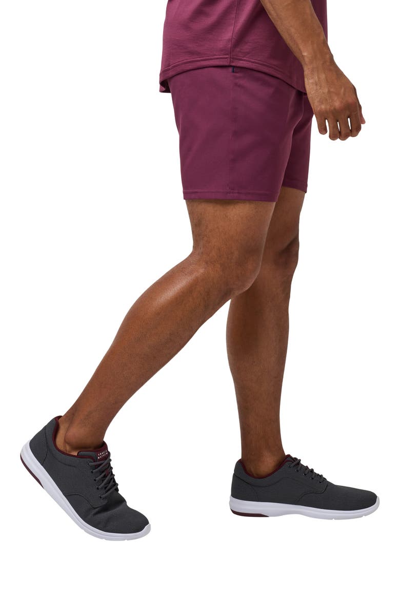 TravisMathew Sport Mode Twill Shorts, Alternate, color, Mauve Wine