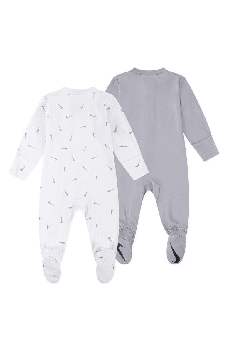 Nike Essential 2-Pack Zip Footies, Alternate, color, 