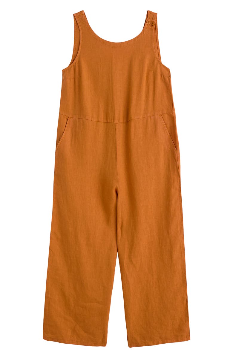 Seasalt Cornwall Salt Air Wide Leg Linen Jumpsuit, Alternate, color,